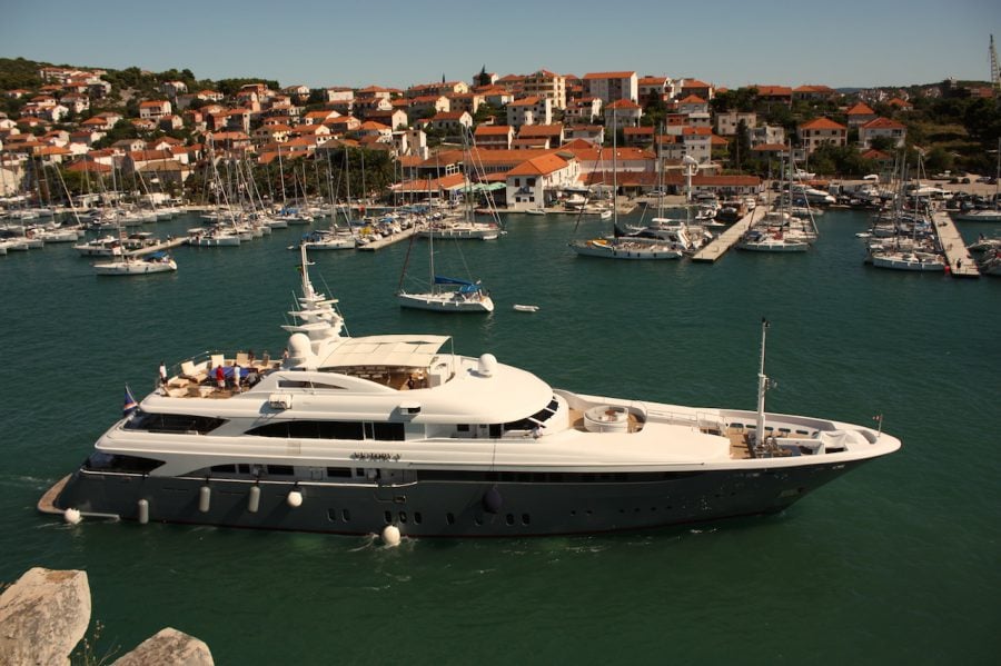 Yacht de lux în Trogir, Croația
