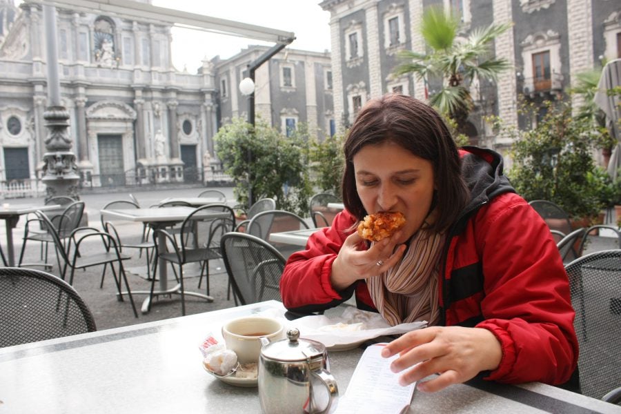 Arancina la Cafe dell Duomo, Catania