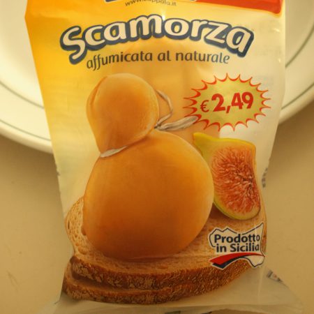 Scamorza (some sort of smoked cheese) (Marineo)