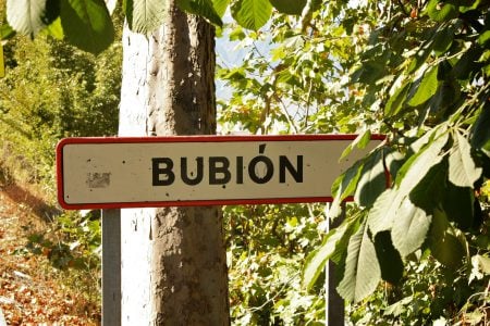 Intrarea în pe poteca veche Bubion, Spania