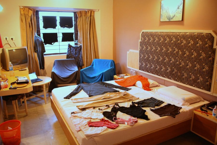 Camera de hotel la frumosul Saratha Rajans (wifi inclus!), Madurai, Tamil Nadu, India