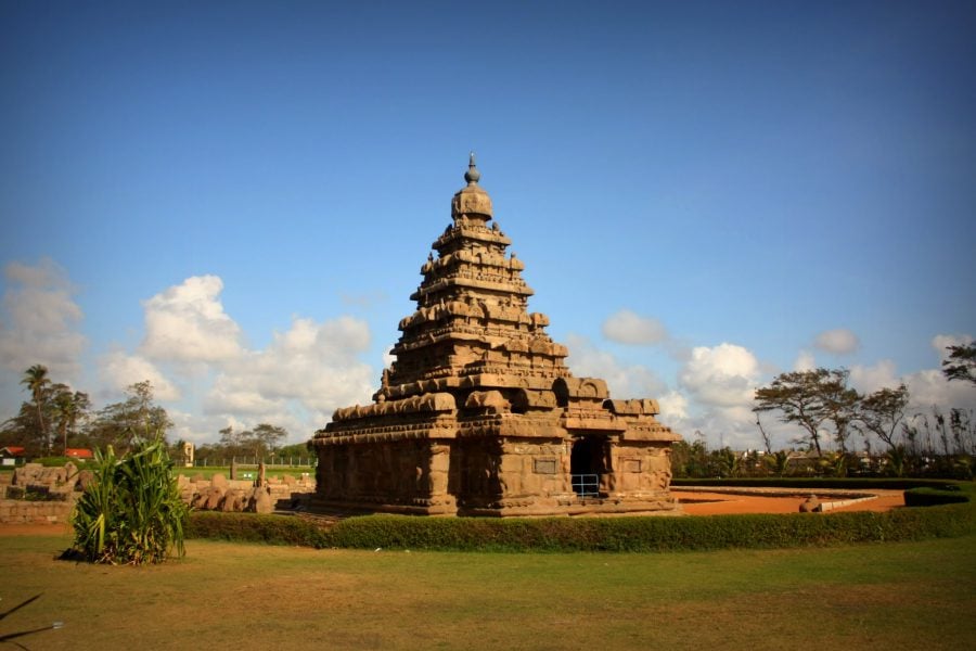Templul de pe țărm, Mamallapuram, Tamil Nadu, India