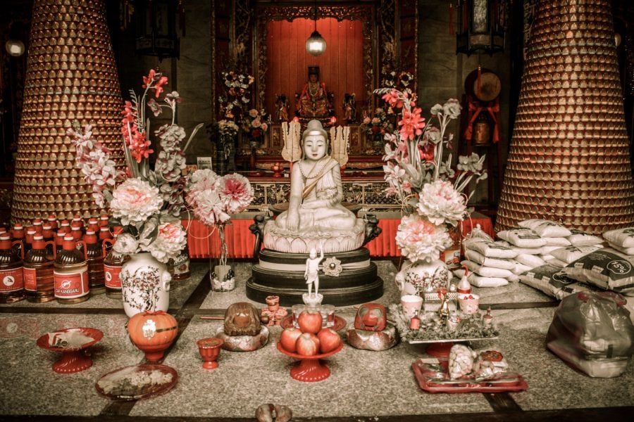 Interior templu chinezesc Penang