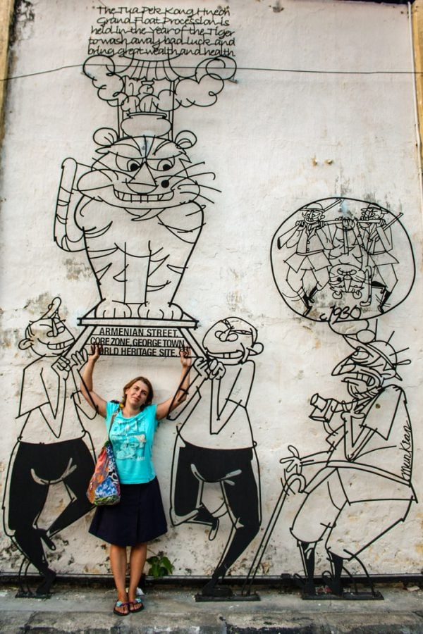 Penang Street Art - Artă din fier forjat