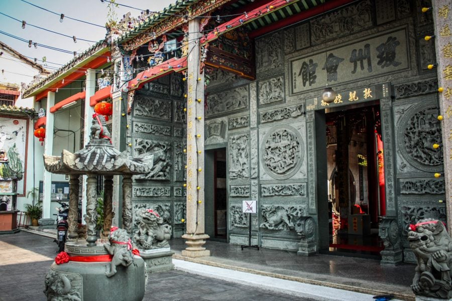 Templu chinezesc pe strada Muntri